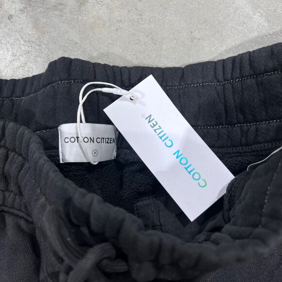 NWT COTTON CITIZEN BRONX BLACK SWEATPANTS SZ MEDIUM - Picture 4 of 9